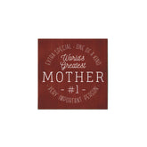 World's Greatest Mother Square Silkscreen Wall Art